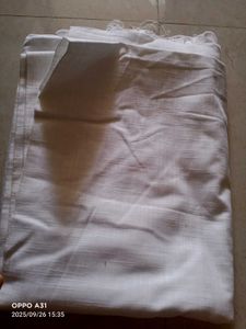 White pathani suit fabric