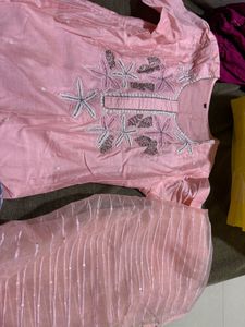 Elegant Kurta Set With Pant and Dupatta