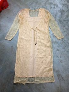 beautiful Cream colour kurti