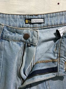 Light Wash Cargo Jeans