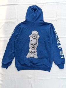 Blue Graphic Hoodie