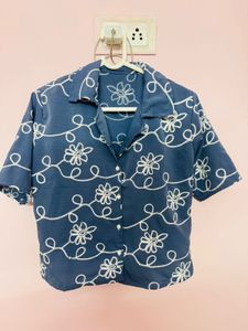Floral Print Short Shirt