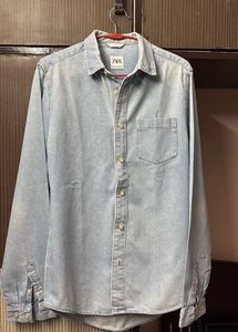 Zara Denim Shirt - Light Wash