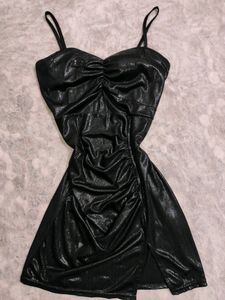 Sparkly Black Mini Dress