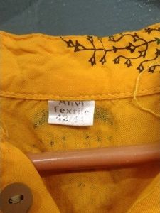 Yellow Colour Gown Free Size Xll