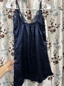 Silk Lace Trim Mini Slip  Lingerie