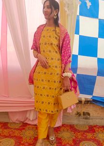 Banarsi Pant Kurti 3 Piece Suit