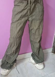 green tie baggy cargos  streetwear