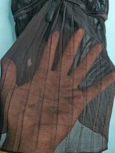 Beautiful BLACK SHEER Camislip