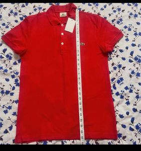 ❤️Lacoste Red Shirt  Premium Quality Iconic Style❤