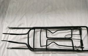 Black Bicycle Cargo Rack
