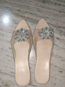 Transperant Belly /Flats For Women