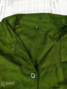 Olive Green Button-Down Shirt