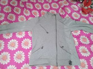 Gray Casual Jacket