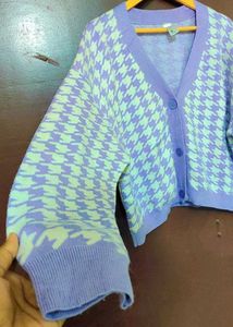 Houndstooth Cardigan