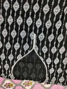 Elegant Black &amp; White Kurta