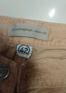 Velvet Cargo Bellbottom Baggy Jean