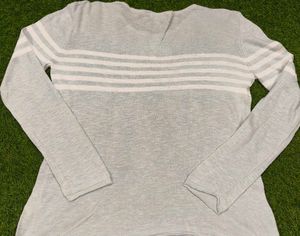 Imported Striped Long Sleeve Top
