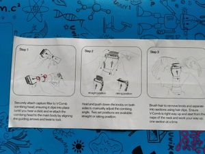 Comb. Vacuum. Eliminate Head Lice And Eggs