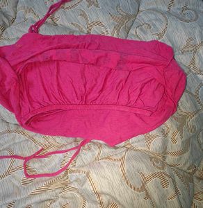 Pink Crop Top