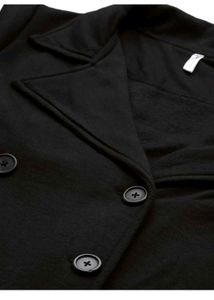 Alsace Lorrain Paris Women Black Solid Trench Coat