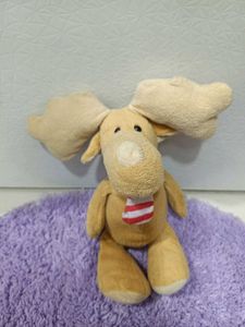 Cute Plush Moose Toy / Christmas Decoration m