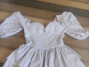 Floral Print Mini Dress