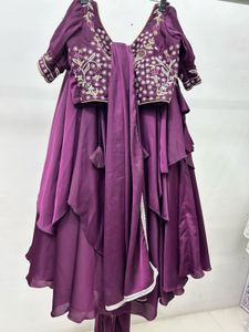 Elegant Purple Lehenga Choli