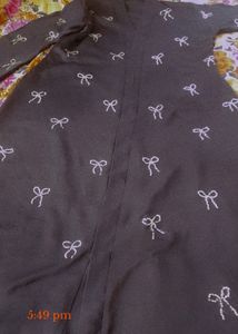 Bow Handwork Abaya