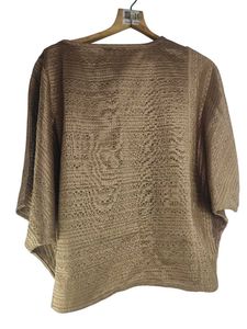 Brown Patterned Top