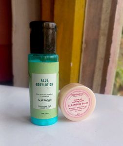 Mini The Love Co. Body Lotion & Cleansing Balm Duo