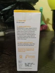Plum 2% Alpha Arbutin And Hyaluronic Acid Face Ser
