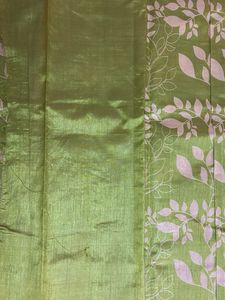 New Green Color Art Silk Saree