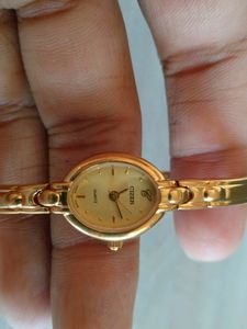 Golden Watch For Women