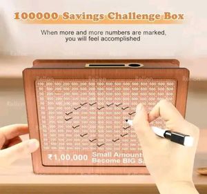 Wooden Money Piggy Bank