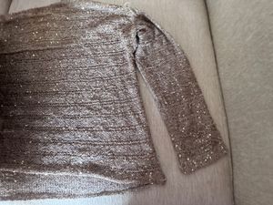 Gold Sequinned Sweater