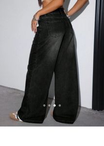 Wide Leg Black Jeans.SIZE-31-36.NOT WORN EVEN ONCE