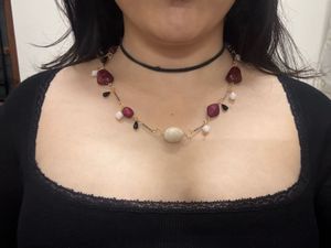 Beaded Gemstone Necklace