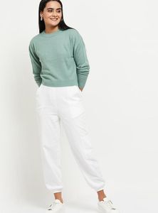Max-Green Cropped Winterwear