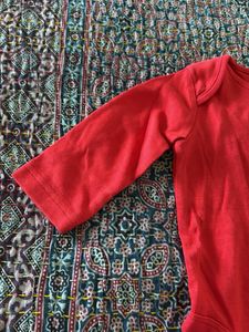 Mothercare Red Baby Bodysuit
