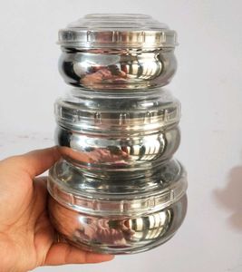 NEW Stainless Steel Food Containers Tiffins