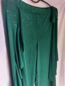 Emerald Green Party Pants