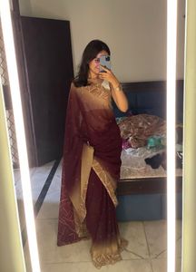 Elegant Ombre Saree