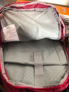 Safari Backpack - Red and Black