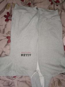 Gray Zip-Up Hoodie
