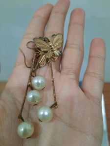 Rusty Golden Butterfly Earrings