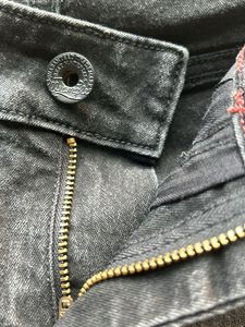 28 Waist Skinny Black Denim From Wrangler