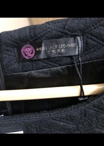 Black Leopard Top For Womens/Size-L