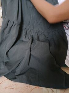 Pocket Drawstring Hooded Dress.