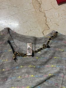 Grey Knit Dress
